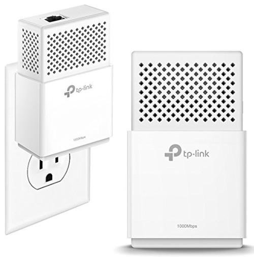 TP-Link AV1000 Gigabit Powerline ethernet Adapter kit, Powerline speeds Up to 1000Mbps (TL-PA7010 KIT) (Renewed)