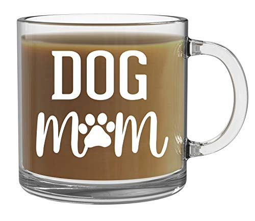 Dog Mom Coffee Mug - Best Dog Mom Ever Mug - 13oz Clear Glass Coffee Mug - Funny Dog Mom Mothers Day Gifts - Dog Gift For Dog Lovers and Women Rescue - Perfect for Tea or Hot Chocolate - By CBT Mugs Dog Mom Coffee Mug - Best Dog Mom Ever Mug - 13oz Clear Glass Coffee Mug - Funny Dog Mom Mothers Day Gifts - Dog Gift For Dog Lovers and Women Rescue - Perfect for Tea or Hot Chocolate - By CBT Mugs