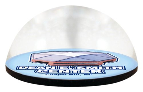 NCAA North Carolina University Tar Heels basketball arena in 2" crystal magnetized paperweight with Colored Window Gift Box