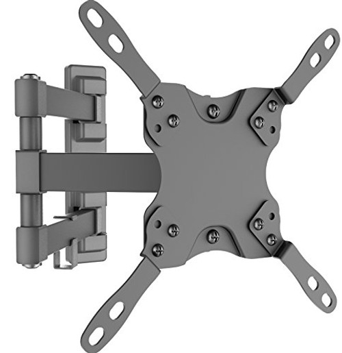 Husky Mount Tilt Swivel Articulating TV Bracket Full Motion TV Wall Mount Most 19 22 23 24 27 32 Inch and Other LED LCD Flat Screen TV, Monitor VESA 75x75 100x100 200x100 200x200.PLZ Measure TV Holes