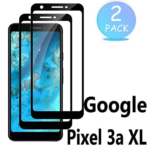 [2 Pack] Compatible with Google Pixel 3a XL Screen Protector, Tempered Glass Screen Protector [Case-Friendly][No Bubbles][Easy to Install][Anti Fingerprint] Screen Protector for Google Pixel 3a XL