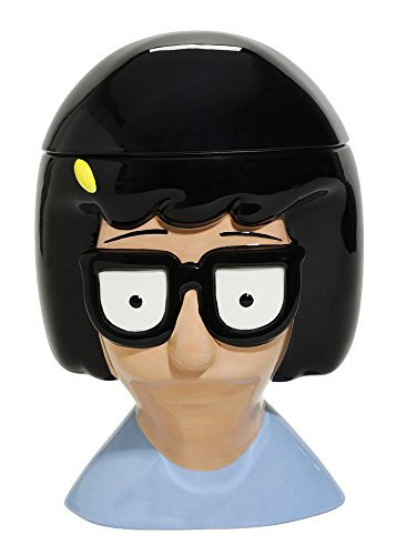 Bobs Burgers Tina Belcher Ceramic Figural Cookie Jar or Food Container 9x6"