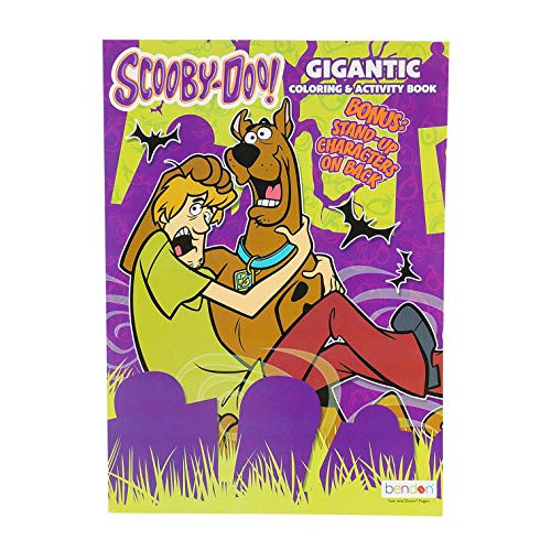 Scooby Doo Gigantic 192 Page Coloring Book with Bonus Stand-Up Characters on Back