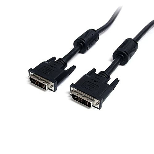 StarTech.com 6 ft DVI-I Single Link Digital Analog Monitor Cable M/M - Male to Male DVI-I Single Link Cable - Black 6 Feet - 1920x1200 (DVIISMM6)