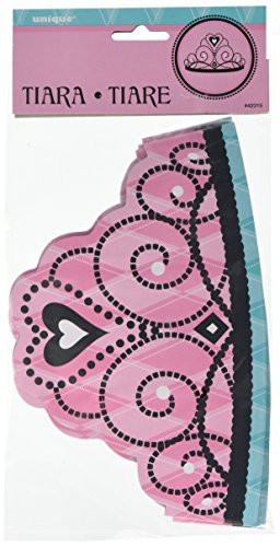 Fairytale Princess Paper Tiara Party Favors, 6ct