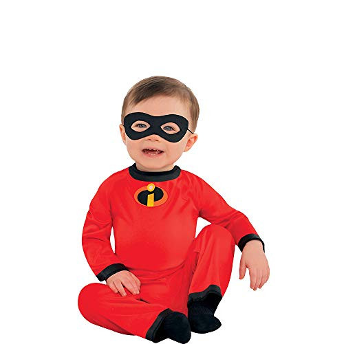 Party City The Incredibles Baby Jack-Jack Halloween Costume for Infants, Disney, 6-12 Months, Includes Mask