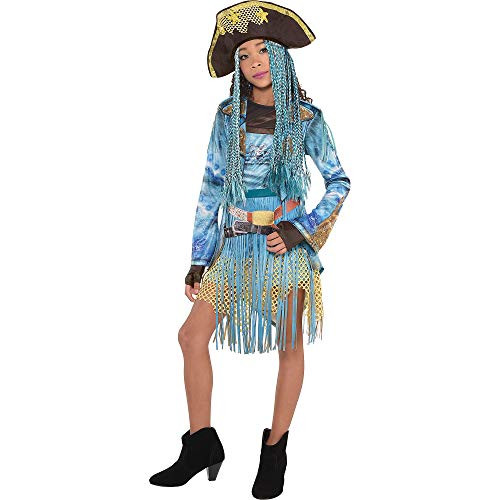 Disney Descendants 2 Uma Halloween Costume for Girls, Large, with Included Accessories, by Amscan
