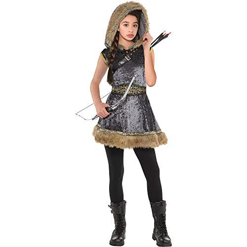 AMSCAN Miss Archer Halloween Costume for Girls, Medium, with Included Accessories