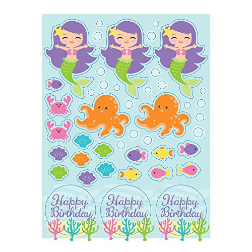 Creative Converting 317710 Sticker, Standard, Multicolor