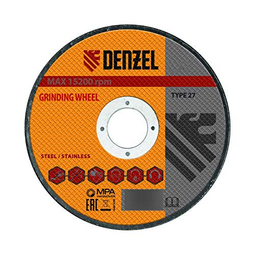 DENZEL Metal Grinding Wheel, Type 27-4 1/2" X 1/4" X 5/8"-11