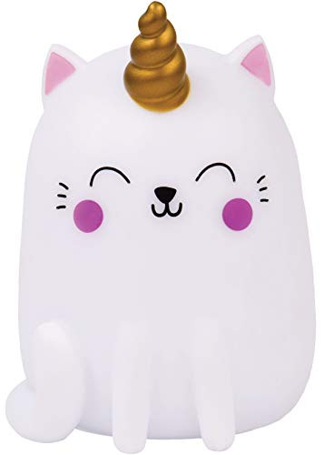 iscream Fizz Creations Sweet Caticorn 5" Muli-Colored LED Night Light
