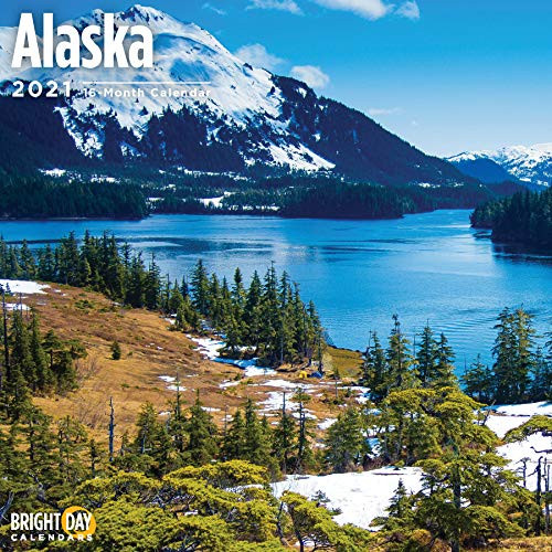 2021 Alaska Wall Calendar by Bright Day, 12 x 12 Inch, USA Hometowns Collection