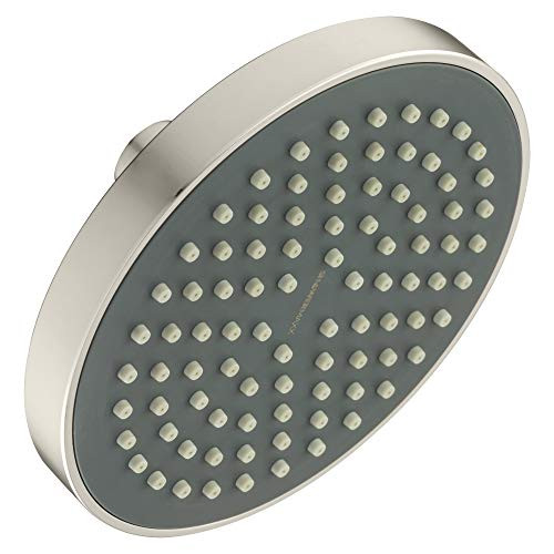 ShowerMaxx, Choice Series, 6 inch Round High Pressure Rainfall Shower Head, MAXX-imize Your Rainfall Experience with Rain Showerhead in Brushed Nickel Finish