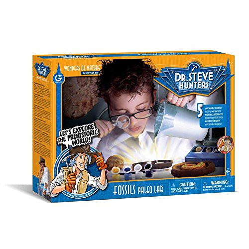 Geoworld Dr. Steve Hunters Wonders of Nature Fossils Paleo Lab Kit
