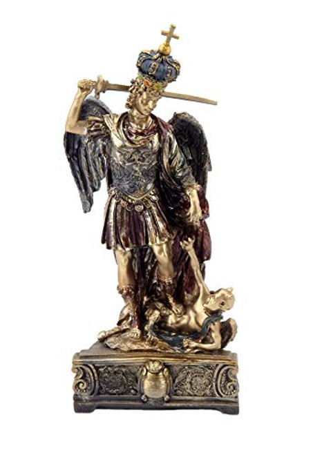 Bellaa 21046 Michael The Guardian of The Church and Commander of God's Army 14 Inches Tall