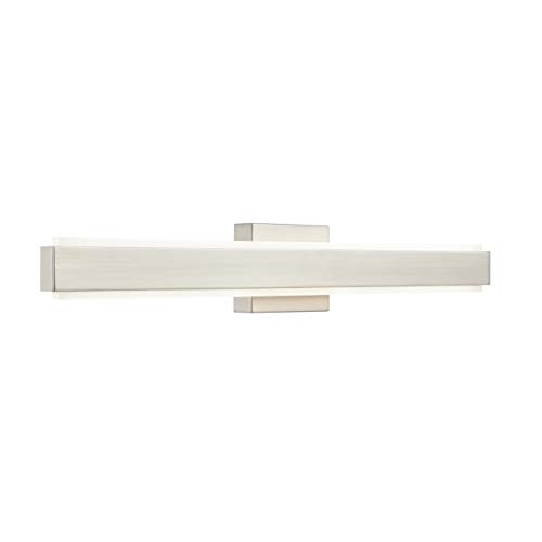 Sevano 30 inch LED Bathroom Vanity Light | Brushed Nickel Bathroom Lighting LL-WL981-1SN-30