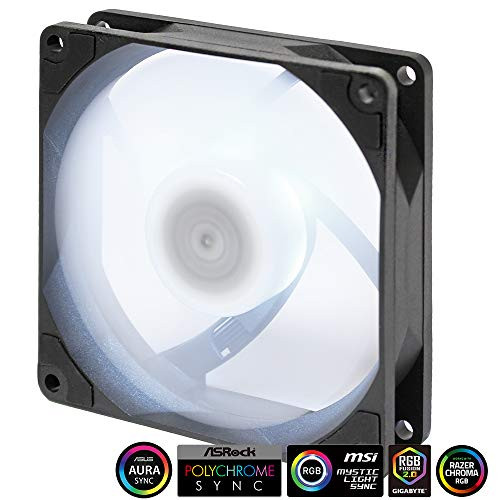 Scythe Kaze Flex 92mm RGB LED Fan, PWM 300-2300 RPM, No Controller Included, Single Pack