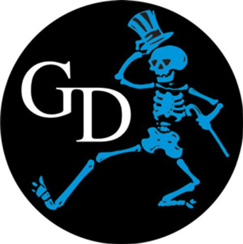 Licenses Products Grateful Dead Skeleton Stick Sticker