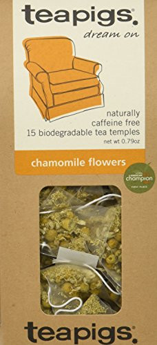 teapigs Chamomile Flowers Tea, 15 Count (Pack of 6)