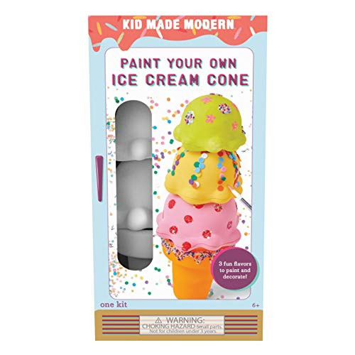 Kid Made Modern Paint Your Own Ice Cream Cone - DIY Toy Set for Kids