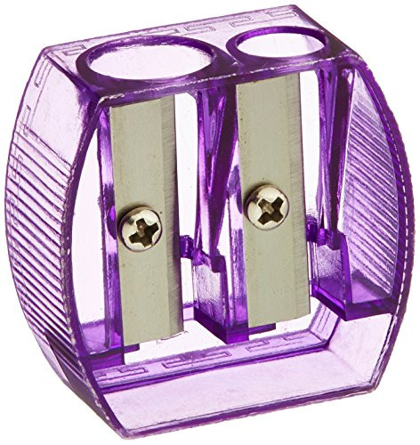Officemate Dual-purpose Pencil & Crayon Sharpener (OIC30230), Colors may vary