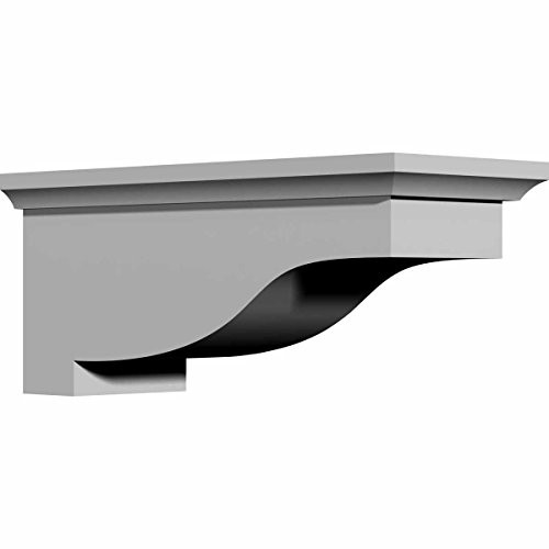 Ekena Millwork BKT13X06X05DU 6-Inch W x 13 1/8-Inch D x 5 7/8-Inch H Dublin Bracket
