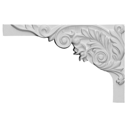 Ekena Millwork SB11X07SP-L Springtime Stair Bracket, Left, 11"W x 7"H x 5/8"D, Primed