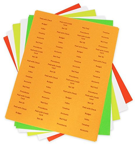 11x17 Tab Divider Labels, Pack of 240, Clear (152800)