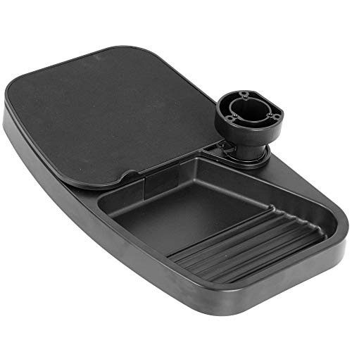 VIVO Black Adjustable Under Desk Pencil Drawer with Mouse Platform, Storage Tray Office Desk Organizer with Swivel (DESK-AC05M)