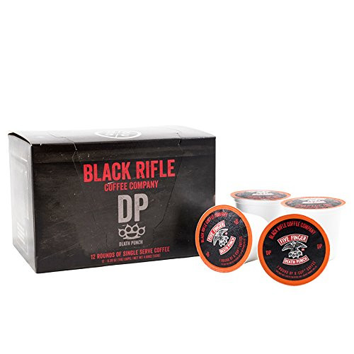 Black Rifle Coffee Company Death Punch Coffee Rounds for Single Serve Brewing Machines (12 Count) Medium Roast Coffee Pods Cups Black Rifle Coffee Company Death Punch Coffee Rounds for Single Serve Brewing Machines (12 Count) Medium Roast Coffee Pods Cups