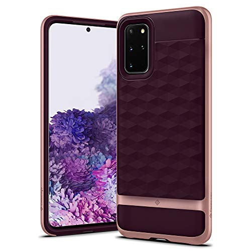 Caseology Parallax for Samsung Galaxy S20 Plus Case (2020) - 3D Pattern and Design - Burgundy Caseology Parallax for Samsung Galaxy S20 Plus Case (2020) - 3D Pattern and Design - Burgundy