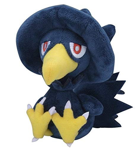 Pokémon Center: Sitting Cuties Murkrow Poké Plush, 6 Inch