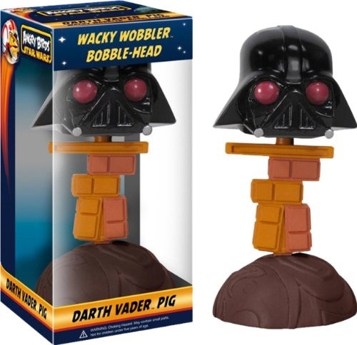 Angry Birds: Star Wars Wacky Wobbler Darth Vader Piggy Bobble Head Angry Birds: Star Wars Wacky Wobbler Darth Vader Piggy Bobble Head