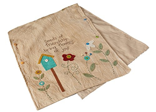 Your Heart's Delight Seeds of Friendship Runner, 36 by 14-Inch