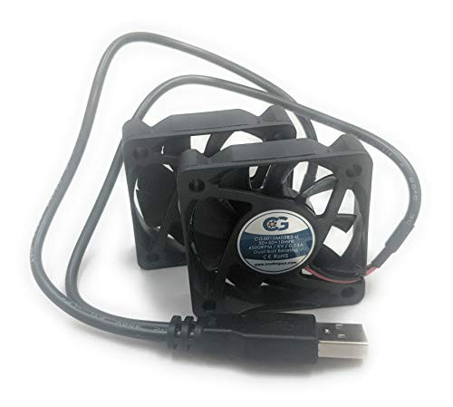 Coolerguys Dual USB Fans (Dual 50x10mm)