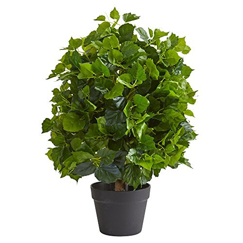Nearly Natural 2 Ficus Tree Artificial Plant Green