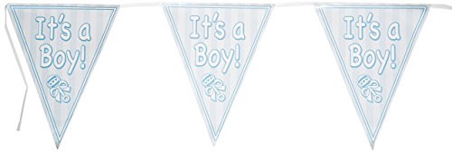 It's A Boy Pennant Banner Party Accessory (1 count) (1/Pkg)