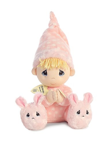 Aurora Precious Moments 9.5" Precious Prayer Girl with Sound Now I Lay Me Down to Sleep