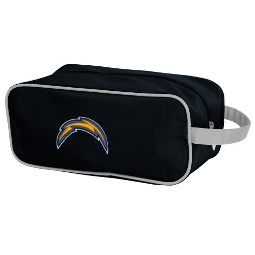 NFL Los Angeles Chargers Unisex Travel Case-Toiletry Bag-Dopp Kit Case-Embroidered Logo- by Little Earth NFL Los Angeles Chargers Unisex Travel Case-Toiletry Bag-Dopp Kit Case-Embroidered Logo- by Little Earth
