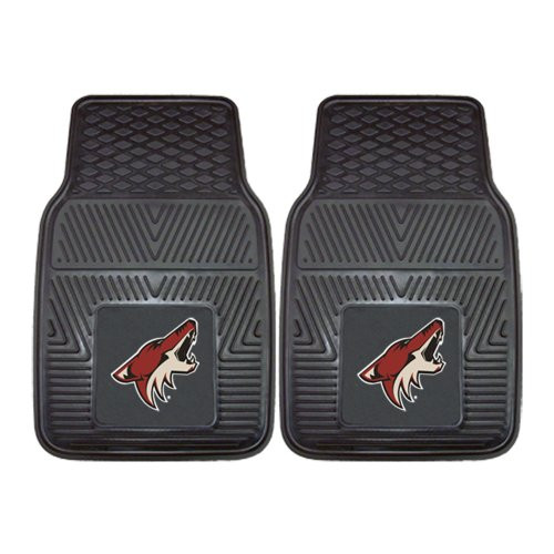 Fanmats 10662 NHL Phoenix Coyotes Front Row Vinyl Heavy Duty Car Mat - 2 Piece