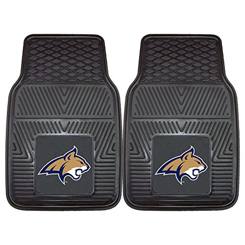 Fanmats 12612 Montana State University Bobcats Front Row Vinyl Heavy Duty Car Mat - 2 Piece