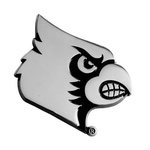 FANMATS NCAA University of Louisville Cardinals Chrome Team Emblem FANMATS NCAA University of Louisville Cardinals Chrome Team Emblem