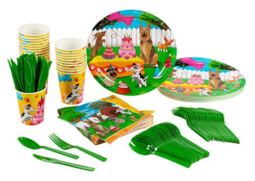 Juvale Puppy Dog Party Supplies Serves 24 Includes Plates, Knives, Spoons, Forks, Cups and Napkins. Perfect Puppy Birthday Party Pack for Kids Dog Themed Parties. Juvale Puppy Dog Party Supplies Serves 24 Includes Plates, Knives, Spoons, Forks, Cups and Napkins. Perfect Puppy Birthday Party Pack for Kids Dog Themed Parties.