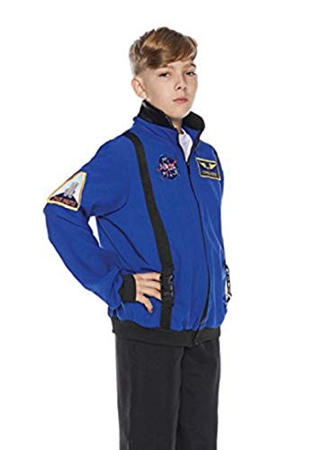 UNDERWRAPS Kid's Children's Astronaut Costume Jacket - Blue Childrens Costume, Blue, Small