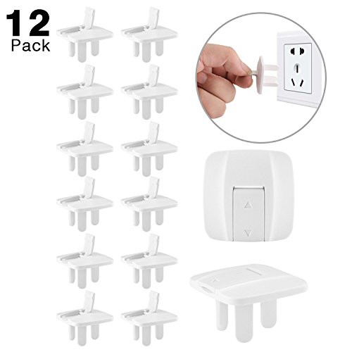 12 Pack Outlet Covers, Child Proof Safety Electrical Plugs Protector, Electrical Plug Protectors Set of Outlet Covers Baby Proof Your Home's Electrical Sockets (3 Pronged outlets) 12 Pack Outlet Covers, Child Proof Safety Electrical Plugs Protector, Electrical Plug Protectors Set of Outlet Covers Baby Proof Your Home's Electrical Sockets (3 Pronged outlets)