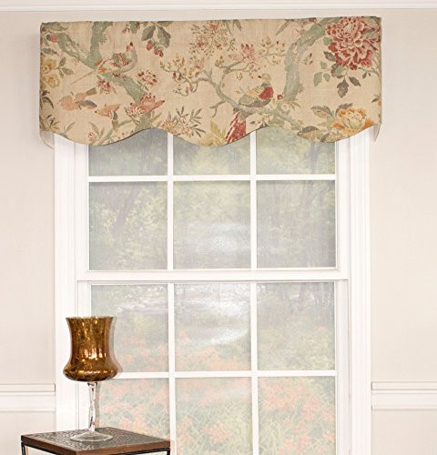 RLF HOME 19496-WO Arielle Provance Valance, 50" X 15", Woodland