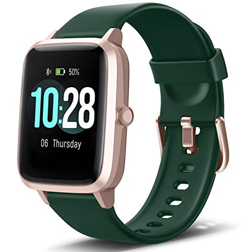 Letsfit Smart Watch, Fitness Tracker with Heart Rate Monitor, Activity Tracker with 1.3" Touch Screen, IP68 Waterproof Pedometer Smartwatch with Sleep Monitor, Step Counter for Women and Men