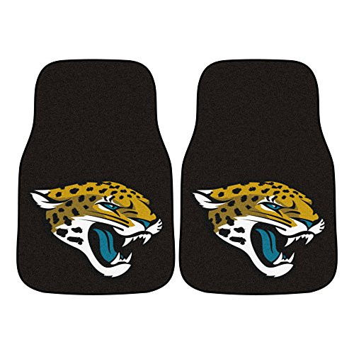 FANMATS NFL Jacksonville Jaguars Nylon Face Carpet Car Mat