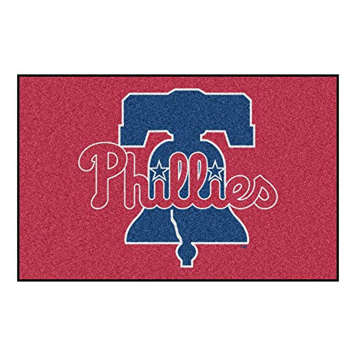 FANMATS MLB Philadelphia Phillies Nylon Face Starter Rug,19"x30"