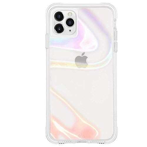 Case-Mate - Anti-Microbial iPhone 11 Pro Max Case - 10ft Drop Protection - SOAP Bubble - Iridescent +, CM043108, Antimicrobial Soap Bubble